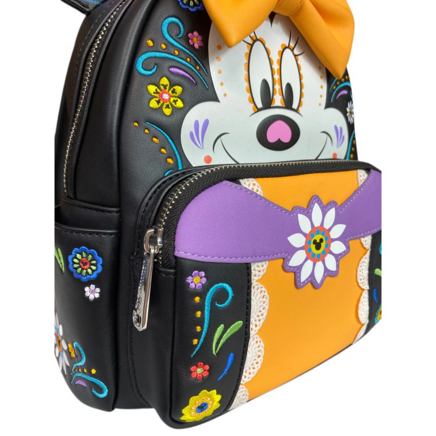 LOUNGEFLY - Disney - Minnie Mouse Sugar Skull US Exclusive Mini Backpack [RS] {ORDER IN ONLY}