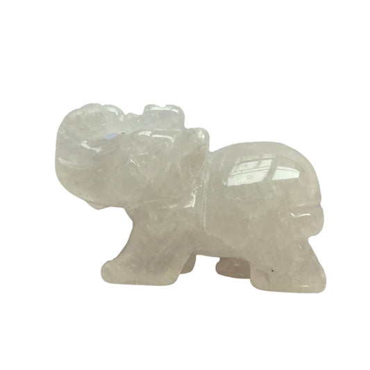 Clear Quartz Elephant