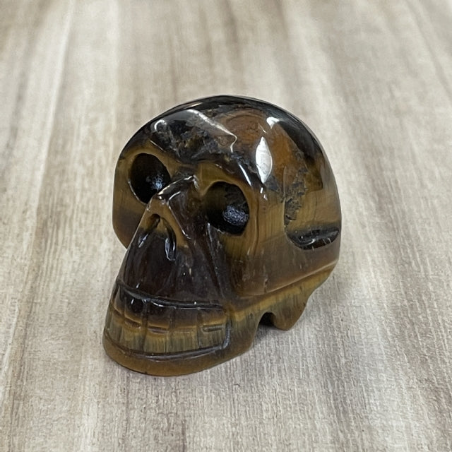 Tiger's Eye Skull