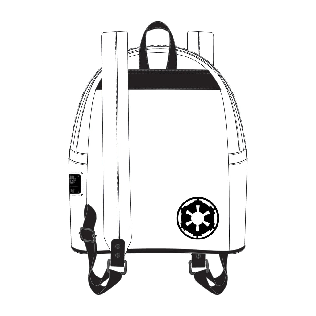 LOUNGEFLY - Star Wars - Stormtrooper Lenticular Mini Backpack {ORDER IN ONLY}