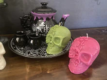 Juicy Watermelon Day Of The Dead Skull Candle