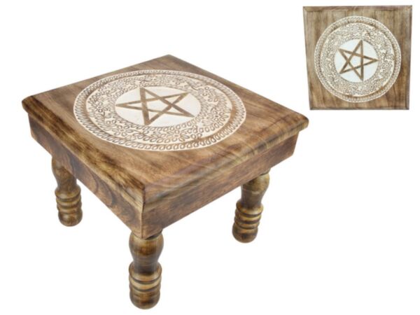 ALTAR TABLE CELTIC PENTAGRAM 30X25CM