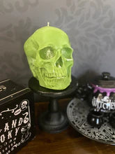 Amethyst Giant Anatomical Skull Candle