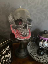 Amethyst Giant Anatomical Skull Candle