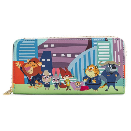 LOUNGELFY - Zootopia - Chibi Group Zip Purse {ORDER IN ONLY}
