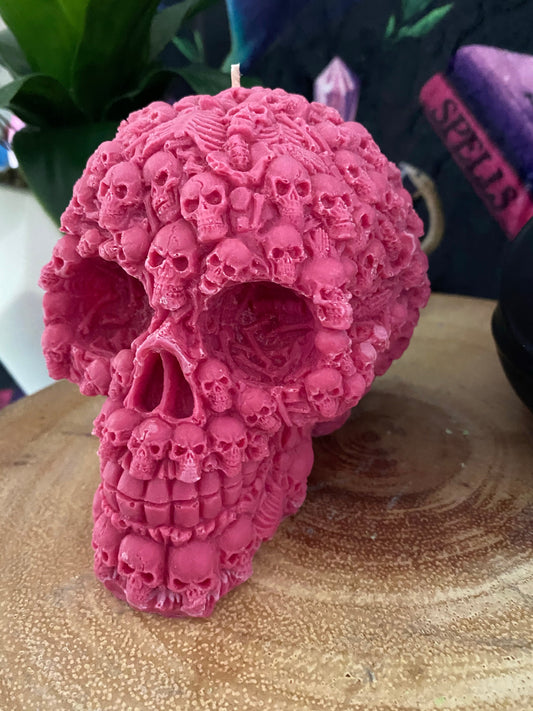 Ancient Ocean Lost Souls Skull Candle