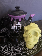 Hot Jam Doughnut Medusa Skull Candle
