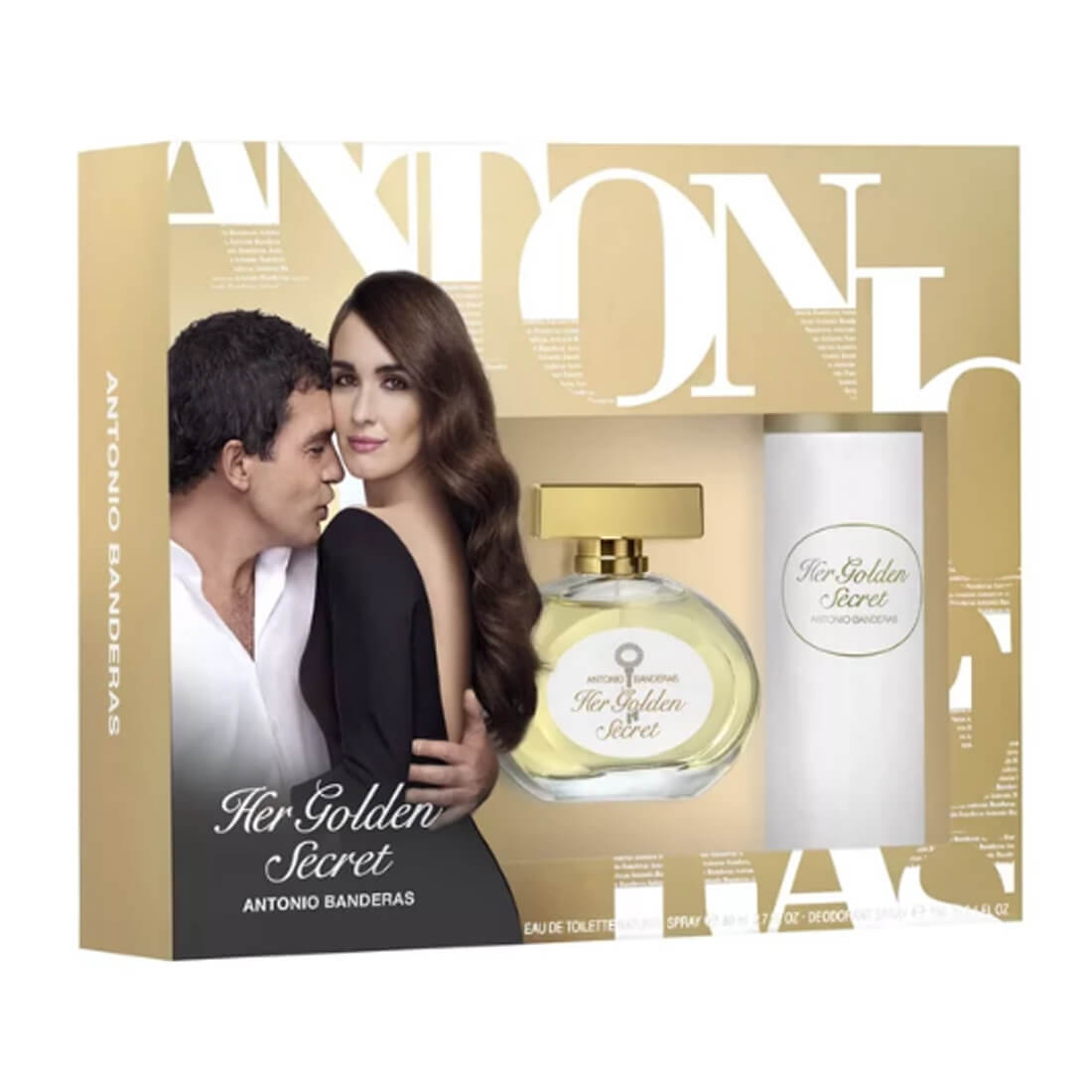 Perfume Her Golden Secret Antonio Banderas 80ml 2024 favors