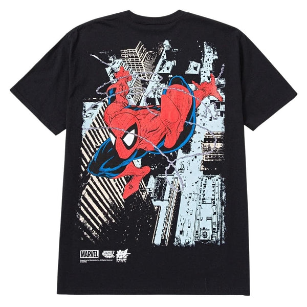 Huf Marvel Spider-Man T-Shirt - Black | Delivery Available -