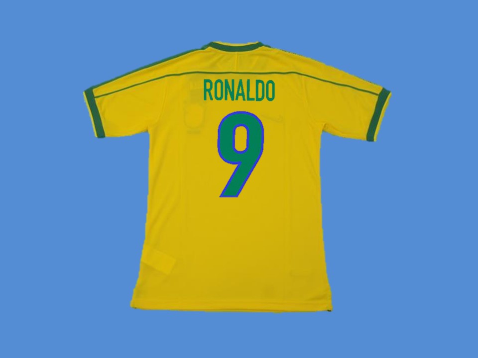 BRAZIL BRASIL 1998 RONALDO 9 WORLD CUP 