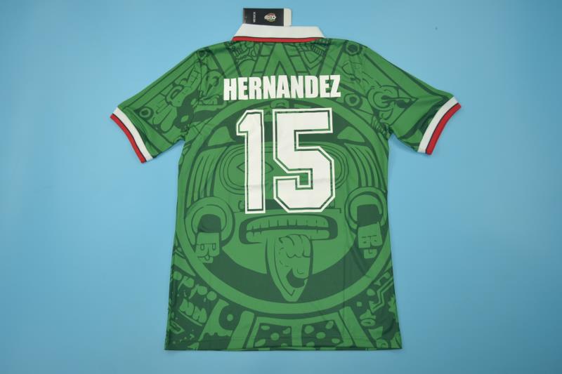 mexico 1998 home retro jersey