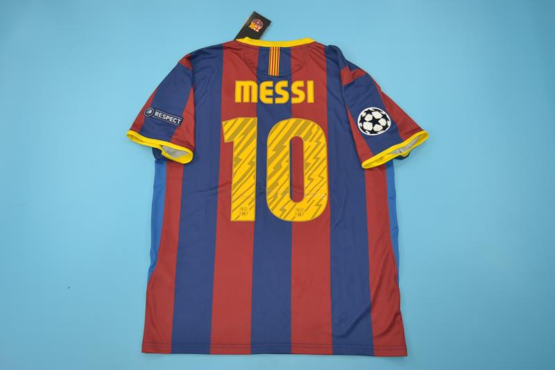 BARCELONA 2010 2011 MESSI 10 UCL FINAL 