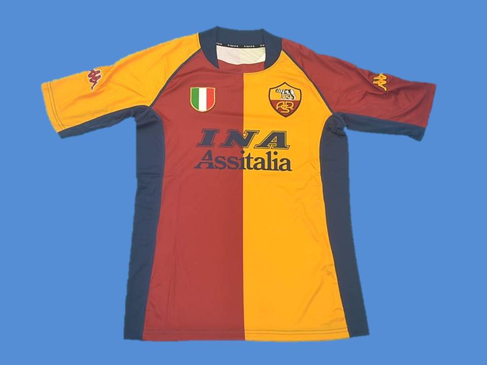 AS ROMA 2001 2002 HOME JERSEY – Vintage 