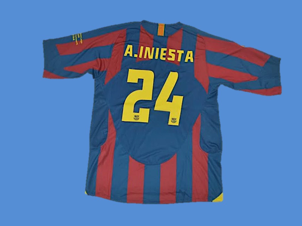 iniesta jersey