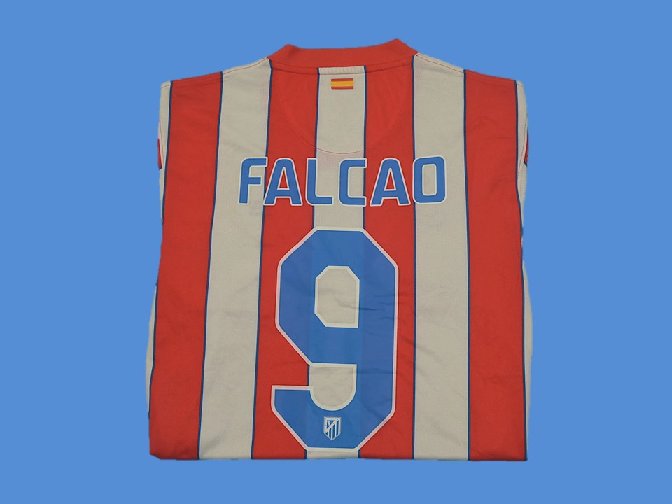 ATLETICO MADRID 2011 2012 FALCAO 9 HOME 