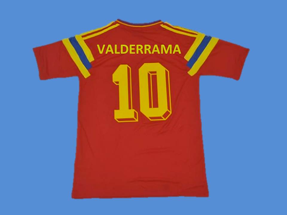 COLOMBIA 1990 VALDERRAMA 10 WORLD CUP 