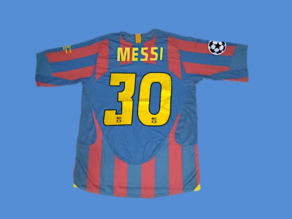 messi blue jersey