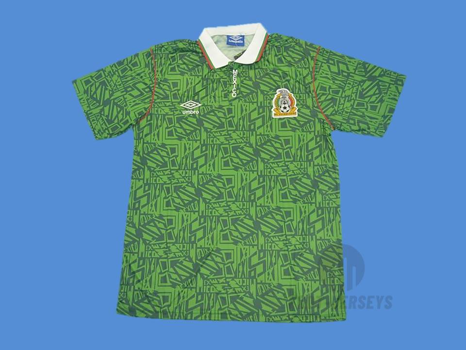MEXICO 1994 WORLD CUP HOME JERSEY 