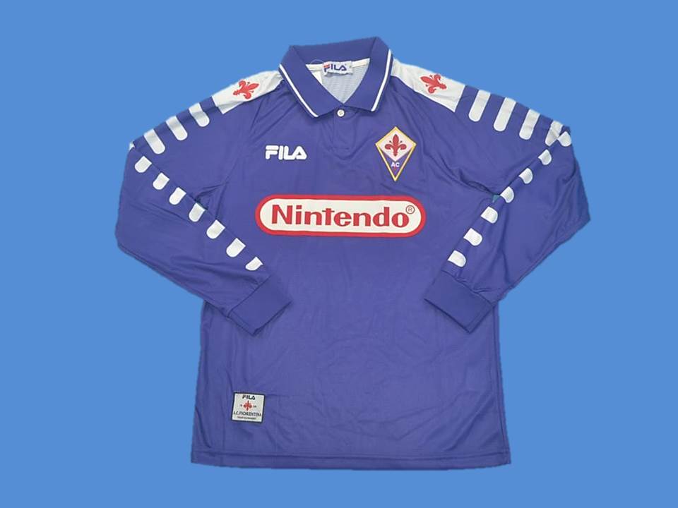 FIORENTINA 1998 1999 LONG SLEEVE HOME 