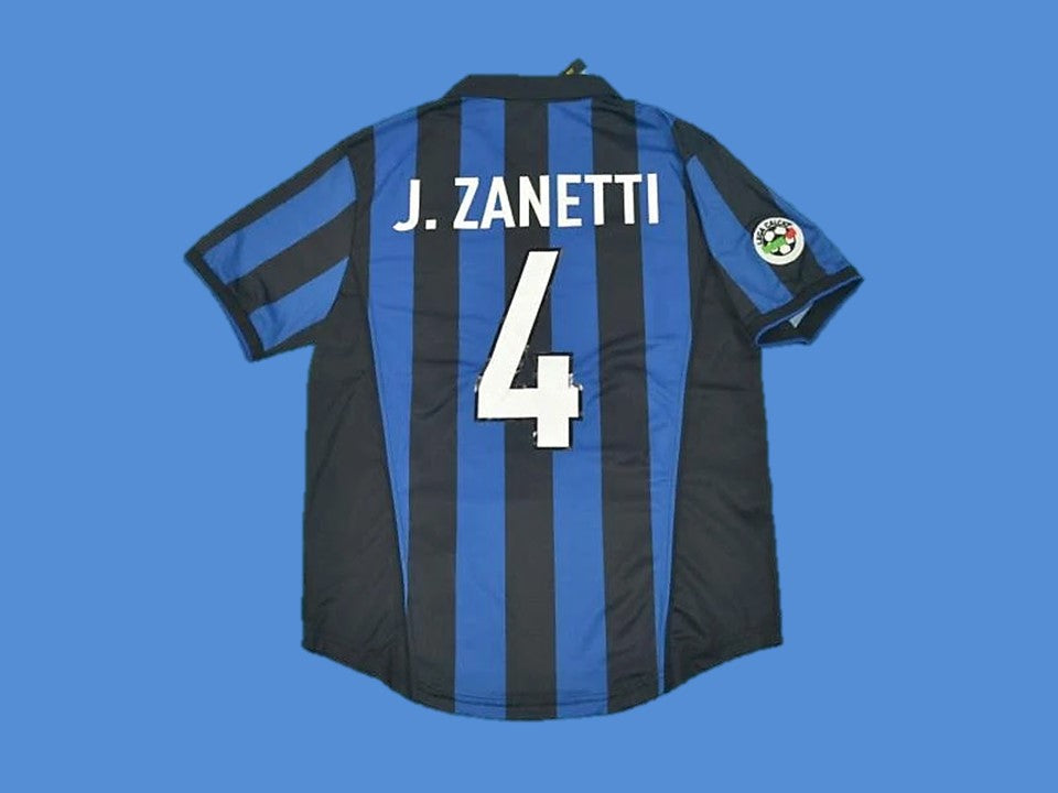 INTER MILAN 1998 1999 ZANETTI 4 HOME 