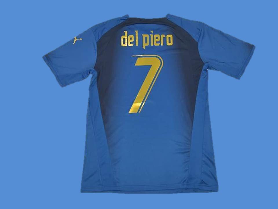 ITALY 2006 DEL PIERO 7 WORLD CUP HOME 