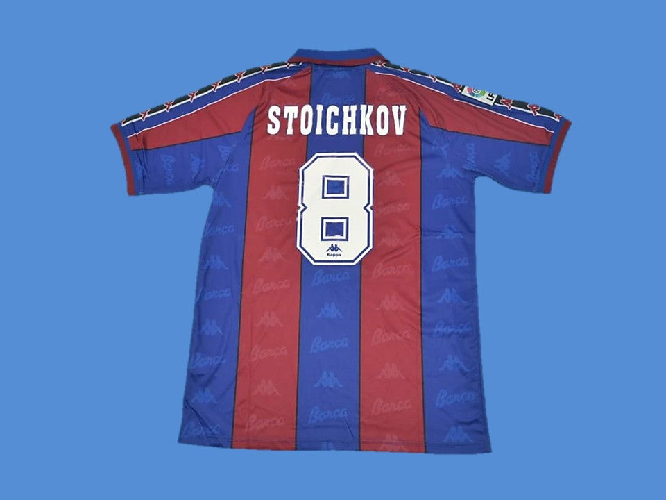 FC BARCELONA 1996 1997 STOICHKOV 8 HOME 