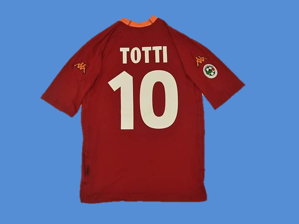 AS ROMA 2000 2001 TOTTI 10 HOME JERSEY 