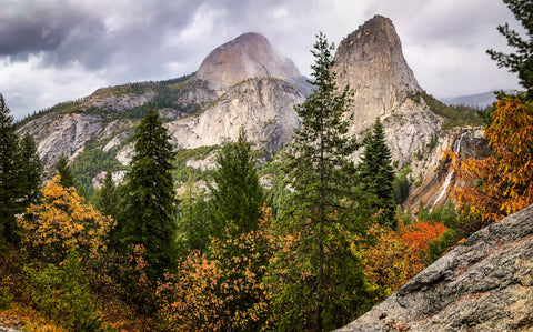 Yosemite Half Dome in Fall iPhone Photography