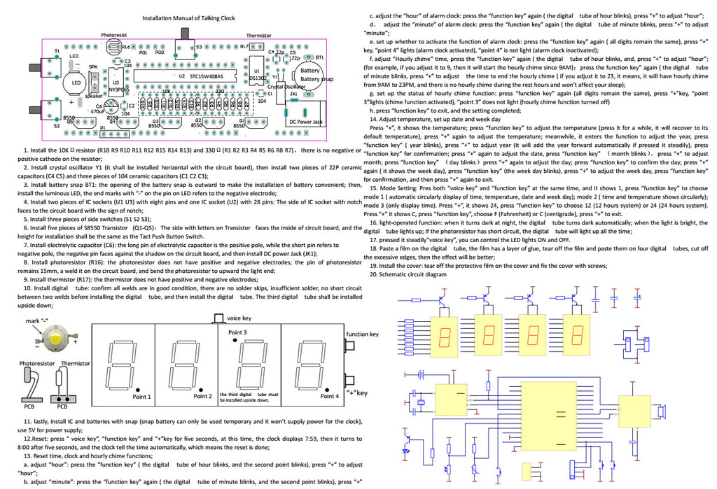 LED Electronic Clock