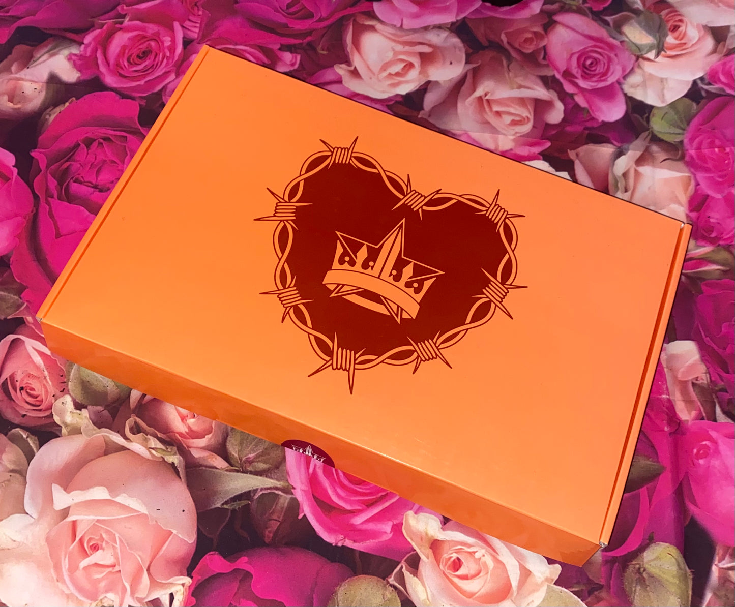 Jeffree Star "Orange Iridescent Crown" Hand Mirror