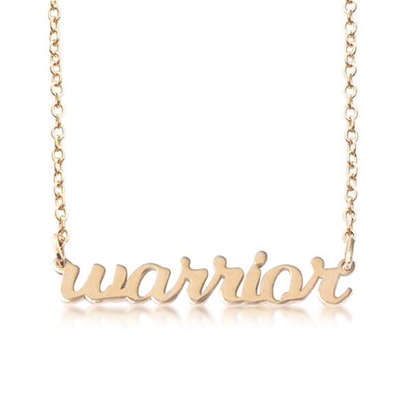 One Name 14k Gold Nameplate Necklace