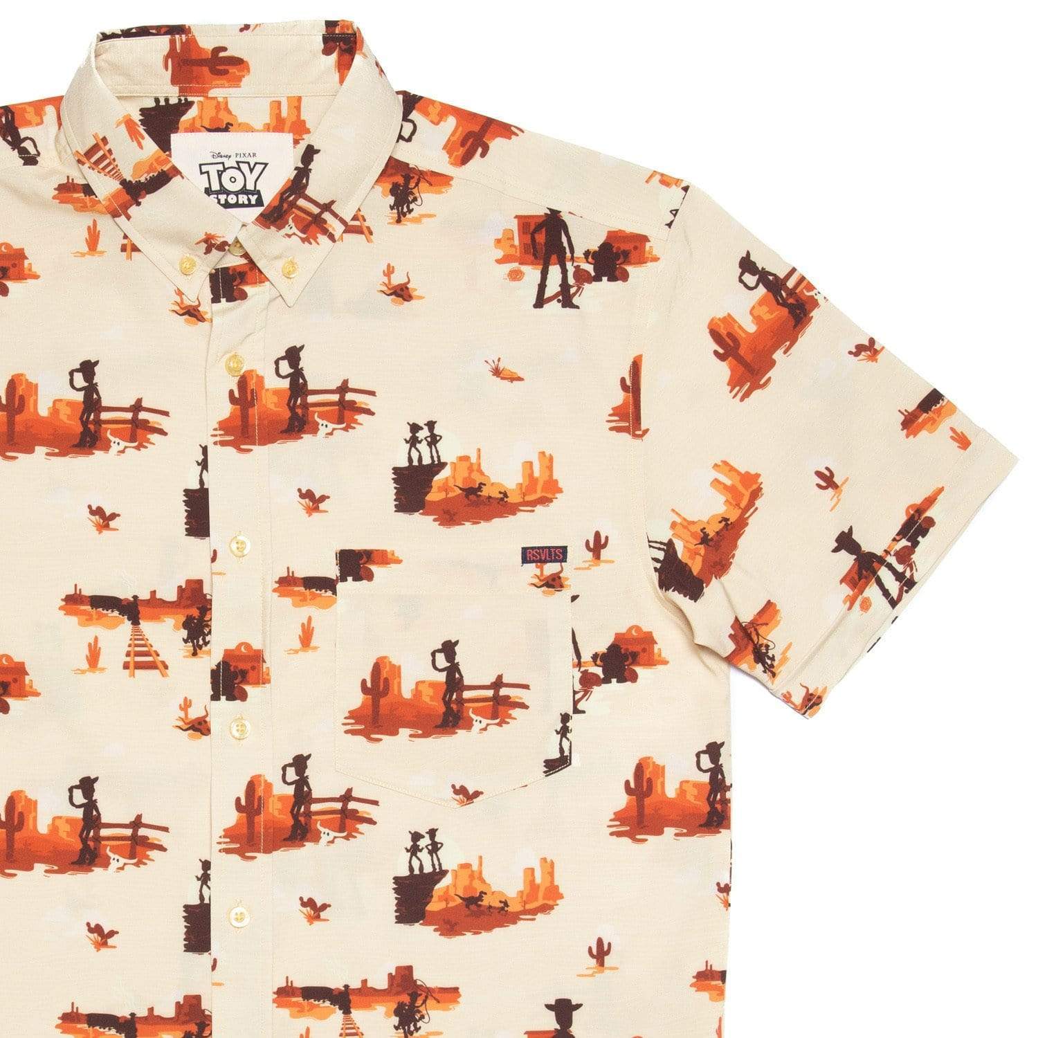 “Woody's Roundup” from Disney and Pixar's Toy Story – KUNUFLEX Short Sleeve  Shirt