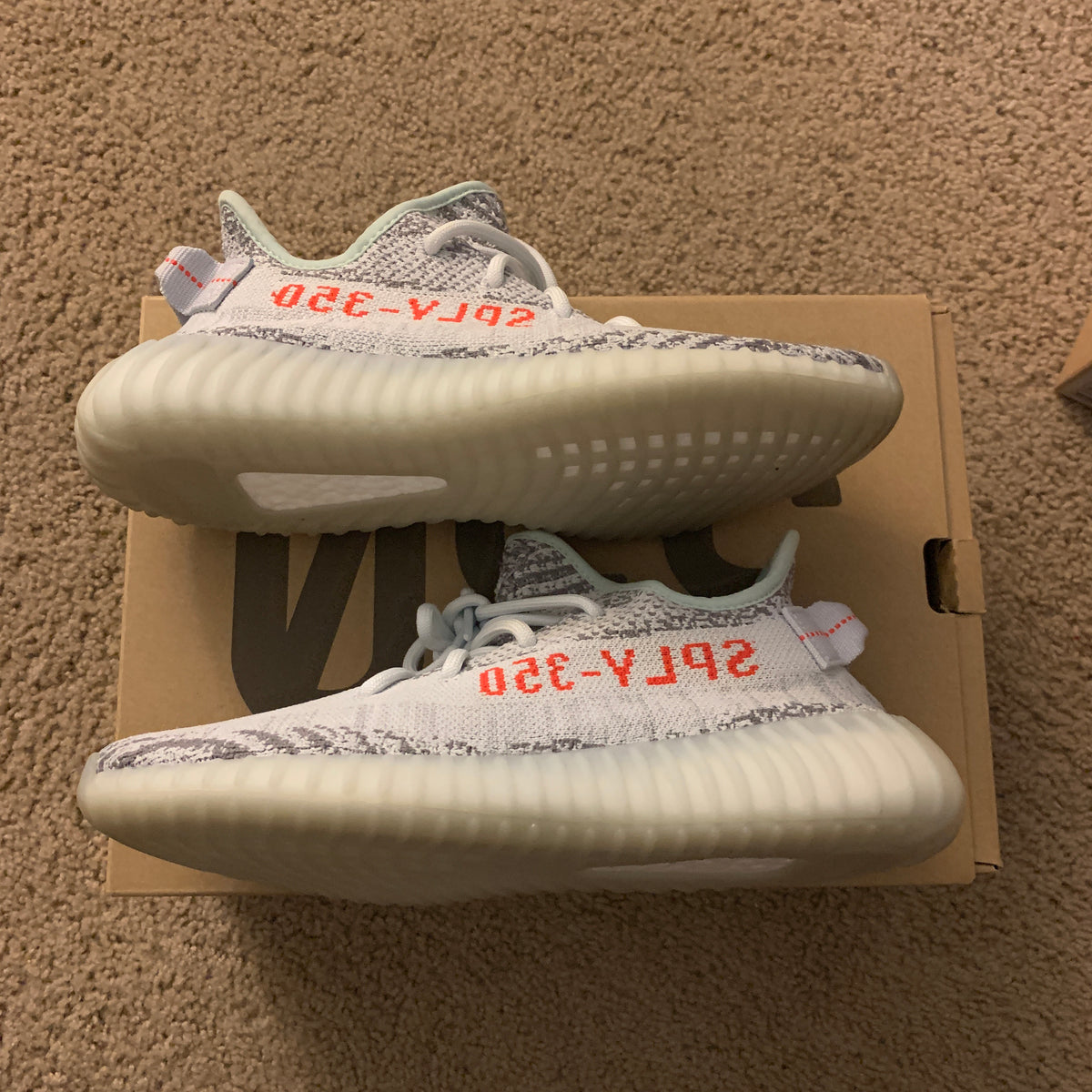 blue tint yeezy used