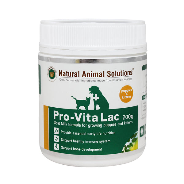 Natural Animal Solutions Pro-Vita Lac for Puppies & Kittens 200g - vet-n-pet  DIRECT