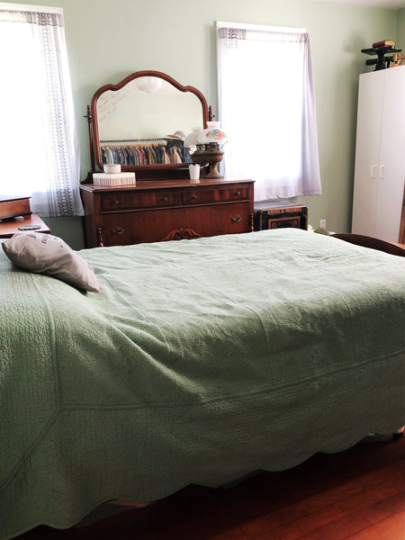 Take a House Tour of our tiny, DEBT-FREE House - master bedroom