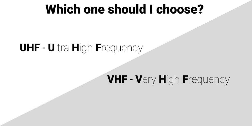 periódico Increíble explosión UHF vs VHF - Learn about radio frequencies