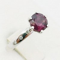 bague de fiancailles avec pierre de tourmaline