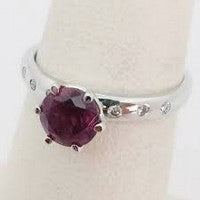 bague tourmaline avec diamants