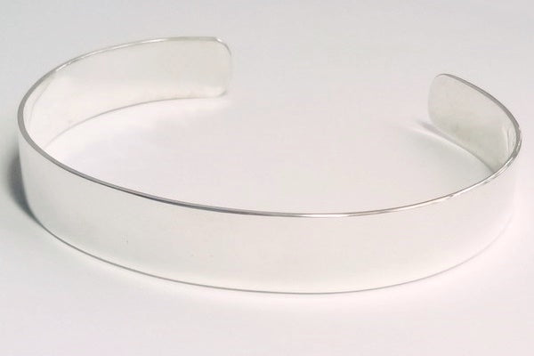 bracelet de bras lisse en argent pour femme