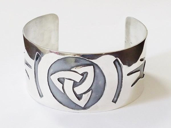 création bracelet de bras celte argent