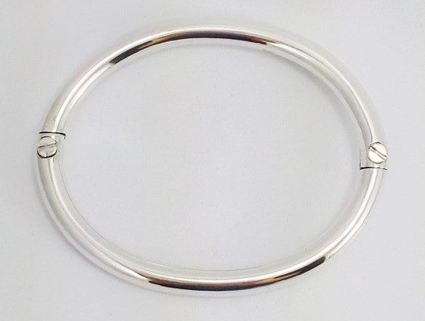 bracelet jonc à vis en argent