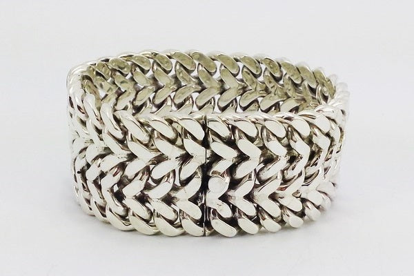 bracelet maille gourmette avec fermoir a cliquet discret