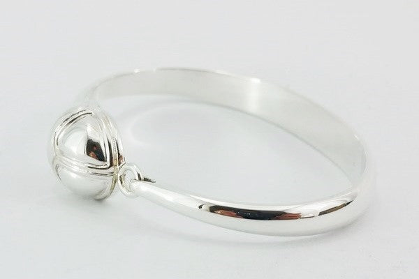 bracelet scarabé argent