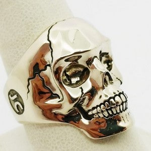 bague tete de mort en or pour homme