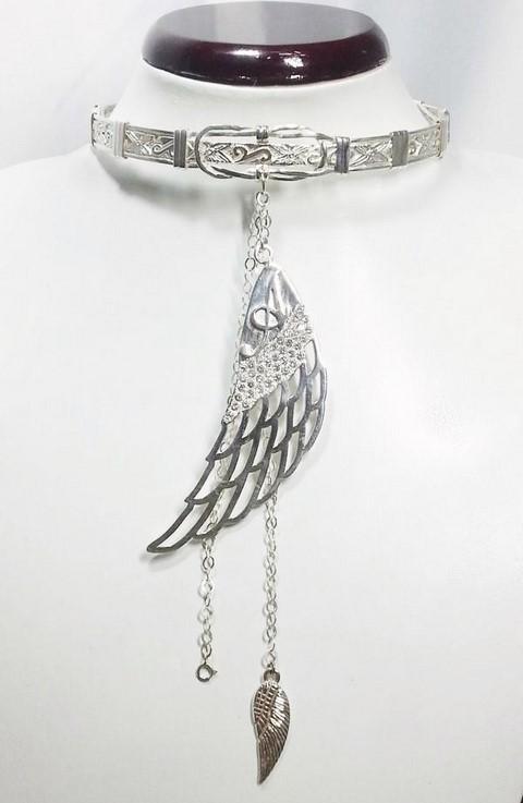 collier ras de cou pour mariage en argent