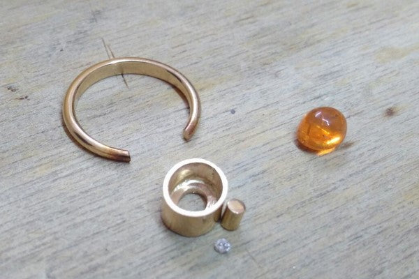 création bague opale de feu bijouterie vivalatina