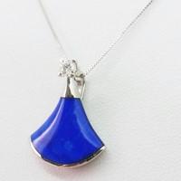 pendentif or lapis lazuli créér sur-mesure