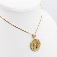 medaille religieuse notre dame de la salette en or