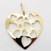 pendentif coeur en or