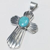 pendentif croix argent